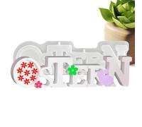 Molde de Pascua,Desmolde Facil De Conejo Y Huevo Reutilizable - Molde de Silicona de Conejo de Pascua Bonito,Para Yeso, Resina Epoxi, Velas, Decoración y Manualidades