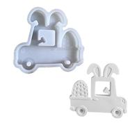 Molde de Pascua, molde de huevo de silicona, moldes para decorar el coche en forma de huevo lindo | Molde ligero para coche de Pascua, moldes de yeso, moldes de silicona para yeso, velas