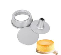 Molde de pastel de esponja -lata de pastel sin palanca con fondo extraíble, molde para dulces hechos de material resistente al calor | Caken con base desmontable para cocinar perfecta, herrami