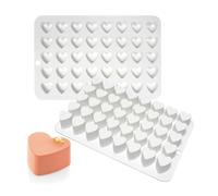 Molde de pastel de Mousse francés de silicona molde de panadería 3D molde de vela de jabón de chocolate casero, 30 agujeros molde de sándwich Oval