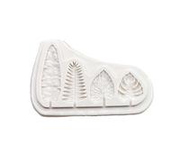 Molde de pastel de palma Hoja de fondant de árbol tropical Hoja de silicona Sugarcraft