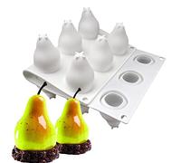 Molde de Pastel en Forma de Moldes de Silicona para Chocolate 3D Moldes de Silicona para Pastel para Hornear Postre Gelatina Molde de Helado de Silicona