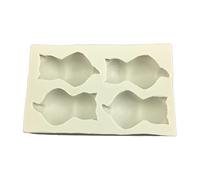 Molde De Pastel Silicona Con Forma Gatos Dibujos Animados Bonitos Molde Jabón O Pudín Gelatina Chocolate Moldes Mousse En T Para Hornear Azúcar