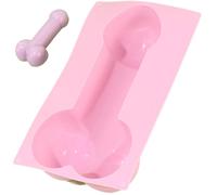 Molde de pene, moldes de pastel de silicona resistente a la alta temperatura, molde de pastel de pene antiadherente, moldes de silicona interesantes para chocolate, hielo, yogurt, gelatina.