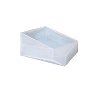 Molde de piedra de silicona de resina epoxi de cristal para conservación de flores, resina artística, fabricación de jabón, moldes de cristal