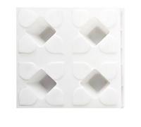 Molde de plástico para baldosas de cemento, DIY Concrete Paving Mould Brick Mold For Garden Path Polypropylene Multicolor 22x13.5x8cm(E)