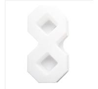 Molde de plástico para baldosas de cemento, DIY Concrete Paving Mould Brick Mold For Garden Path Polypropylene Multicolor 22x13.5x8cm(F)