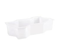 Molde de plástico para baldosas de cemento, DIY Polypropylene Square Fan-Shaped Wave Paving Mould(Wave)