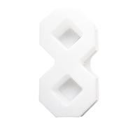 Molde de plástico para baldosas de cemento, Garden Concrete Brick Paving Mould DIY 8-Shaped Double S Type Multiple Sizes(8-shaped)