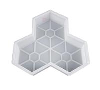 Molde de plástico para baldosas de cemento, Plastic Maple Leaf Concrete Paving Mould DIY Garden Path Maker 25x5cm