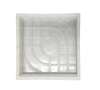 Molde de plástico para pavimentación de jardines, Square Paving Mold For DIY Concrete Brick Stone Garden Patio Path And Driveway S L Sizes(L)