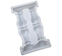 Molde de plástico resistente a altas temperaturas para manualidades de vallas, molde de columna romana