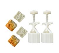 Molde de postre con patrón tradicional MidaUtumn para hacer postres, sello de galletas, herramientas para hornear postres a presión manual