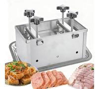 Molde de prensa de carne de acero inoxidable 304, diseño grueso para hamburguesas rellenas, deslizadores, barbacoas, placa de 1,5 mm de grosor, apto para 1-10 kg