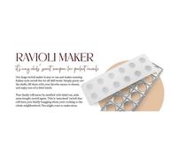 Molde de prensa para hacer ravioles Potsticker Meat Dumpling Maker, kit de fabricación de pasta para sellos de ravioles Herramientas para hacer pasta