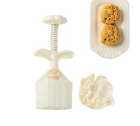 Molde de prensa para tartas de luna, molde de pastel de luna de , bonitos sellos de galletas, moldes de pastel de mano para el hogar, familia, amigos, hacer galletas, pasteles, pasteles de frijol