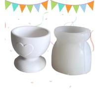Molde de rejilla de silicona - molde de bandeja de huevos, molde de apoyo al corazón 2.36x2.36 pulgadas | Molde de resina alimentaria, simpático molde de fusión para cocina, mesa