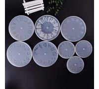 Molde de reloj de silicona para joyería, bricolaje, grande, pequeño, redondo, pastel, chocolate, jabón, herramienta para hornear, seguro, resistente al calor, accesorio de cocina para hornear