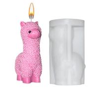 Molde de resina animal - 3D Alpaca Animal Resin Mold | Silicona Mould for DIY Art Crafting | Reusable Epoxy Decoration Making Tool for Home, Studio, School, Beginners & Professional Artists