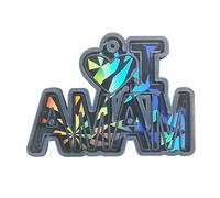 Molde de resina con colgante de corazón con agujero para bricolaje, llavero, aretes, collar, abalorio, bolsa de joyería de silicona, proyectos creativos