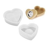 Molde de resina con tapa para calentador de inciensos, moldes de silicona de fundición de resina epoxi, calentador de inciensos, repuesto para cenicero