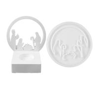 Molde de resina de belén - Herramienta de manualidades de nacimiento de Navidad | Forma de fundición de yeso antiadherente, decoración de vacaciones, diseño de historia de Jesús, kit de