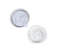 Molde de resina de calavera de alta precisión para cenicero único, reutilizable, flexible, molde de silicona para Halloween