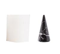 Molde de resina de cono de pirámide, moldes de silicona, joyería para soporte de fundición, manualidades, soporte de herramientas de resina de silicona