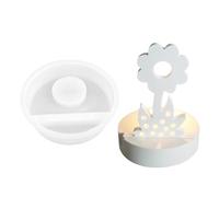Molde de resina de corazón, molde de vela de pareja - Beso pareja molde de fundición de resina epoxi | Moldes de silicona con forma de corazón de amor para portavelas, centro de mesa, bandeja, manual