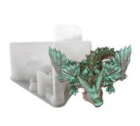 Molde De Resina De Dragón - Forma Epoxi En, Molde De Silicona , Suministro De Artesanía De Servicio Largo | Herramienta De Decoración De Pasteles De Fondant Portátil, Moldeo De Cemento