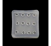 Molde de resina de ópalo redondo decorativo para hacer joyas, diámetro de 4 mm, arcilla