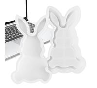 Molde de Resina de Portavelas - Conejo En Resina Epoxi Para La Fundición Artística,Moldes de Epoxi - para la Decoración de Fiesta, Hogar, Habitación, Mesa, Cena y de Boda