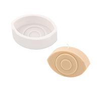 Molde de resina de silicona con ojo que todo lo ve para jabón triangular, molde piramidal para mujeres y niñas