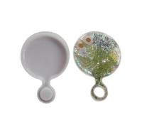 Molde de resina de silicona, diseño de gran apertura para proyectos epoxi, fabricación de accesorios de manualidades de grado alimenticio, bandeja de agujero grande, molde epoxi