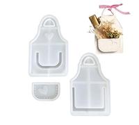 Molde de resina de silicona, molde artesanal antiadherente, kit de canasta reutilizable, juego de fundición decorativo, para arreglo de flores, decoración del hogar, ornamento del día de la madre