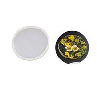 Molde de resina de silicona, molde de fundición epoxi irregular para hacer posavasos, bandeja epoxi de silicona