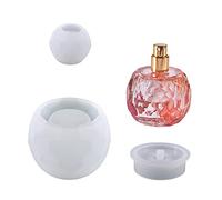 Molde de resina epoxi de cristal, superficie de corte irregular, decoración de almacenamiento de botellas, recipiente de silicona, moldes de epoxi para botellas pequeñas