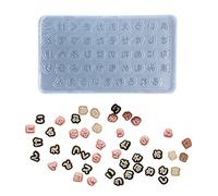 Molde de resina epoxi de silicona con forma de palabra japonesa, llavero colgante para decoración de bolsas, relleno de manualidades, molde de palabras japonesas