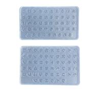 Molde de resina epoxi de silicona con forma de palabra japonesa, llavero colgante para decoración de bolsas, relleno de manualidades, molde de palabras japonesas