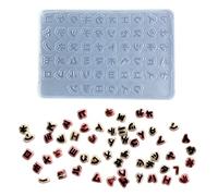 Molde de resina epoxi de silicona con forma de palabra japonesa, llavero colgante para decoración de bolsas, relleno de manualidades, molde de palabras japonesas