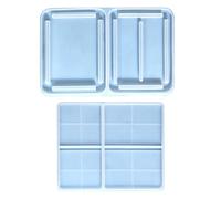 Molde de resina epoxi: fundición de caja de tejido de silicona, de caja de almacenamiento de silicona rectangular | Contenedor de soporte de servilletas duraderos reutilizables para organizadores