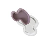 Molde de resina epoxi para bandeja de fundición elegante, placa de almacenamiento de resina, moldes para manualidades para posavasos y bandejas de joyería, molde de decoración del hogar