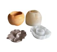 Molde de resina epoxi para macetas de hormigón y organizadores de bolígrafos, suministros de fabricación de joyas, decoración única