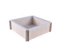 Molde de resina epoxi reutilizable circular trapezoidal cuadrado para hacer manualidades, sujetalibros, hogar, oficina