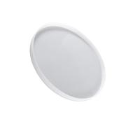 Molde de resina grande: forma redonda de silicona, superficie con acabado brillante, bandeja antiadherente resistente al calor | Molde epoxi duradero de material seguro para la decoración de