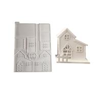 Molde de resina para casa y soporte, hecho a mano, decoración del hogar, moldes de resina para uso artístico y decorativo, suministros de manualidades