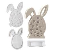 Molde De Resina Para Huevos De Pascua - Decoraciones Huevos Conejo Resina Epoxi - Molde Epoxi Artesanía | Decoración de Mesa Fiesta Casa Boda