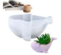 - Molde de resina para maceteros suculentas, molde de silicona de marina en 3D, molde de silicona para hacer estatuas de animales para el hogar, escritorio, armarios, oficina, decoración