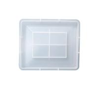 Molde de resina para marco de fotos, moldes de silicona para marcos de fotos para moldes epoxi cuadrados para decoración del hogar, molde rectangular para adorno/joyería