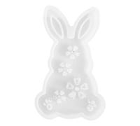 Molde de resina para portavelas, de cemento de conejo, manualidades, moldes de fundición de resina epoxi, para mesa, cena, centro de mesa, boda, , decoración del hogar